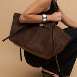 Structured Shopper Bag with Gold-Tone Hardware | Refined Utility, Timeless Style
