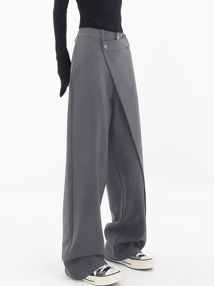 Ada | Baggy Trousers with Asymmetric Waistband