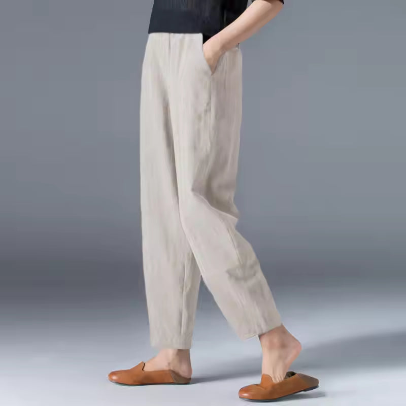 Elsie | Lightweight Relaxed Summer Trousers