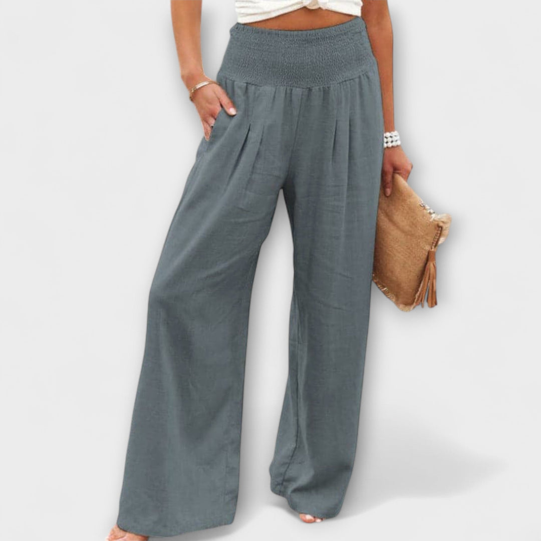 Thearya | Elegant Casual Wide-Leg Trousers