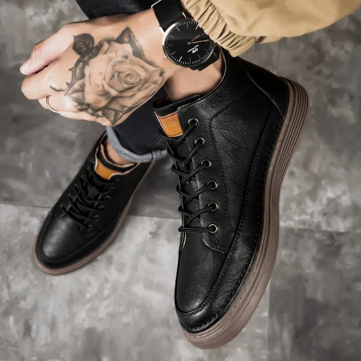 Thomas | Rugged Lace-Up Ankle Boots, Fur-Lined Option
