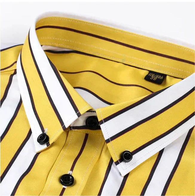 Jermaine | Relaxed Striped Cotton Shirt, Casual Chic
