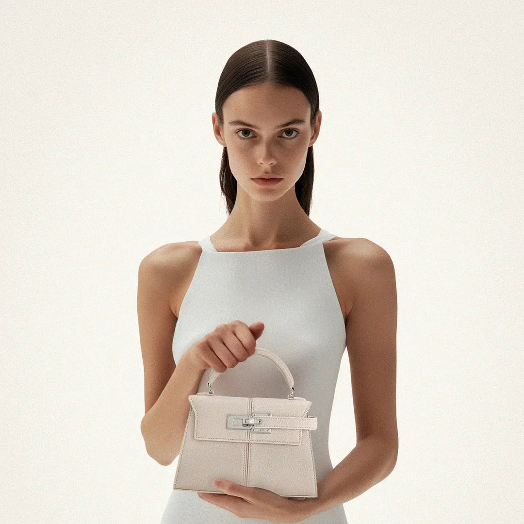 Charlotte | Structured Leather Crossbody Bag