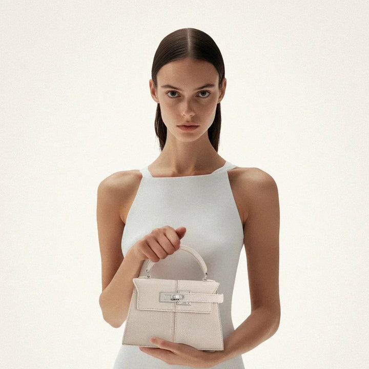 Charlotte | Structured Leather Crossbody Bag