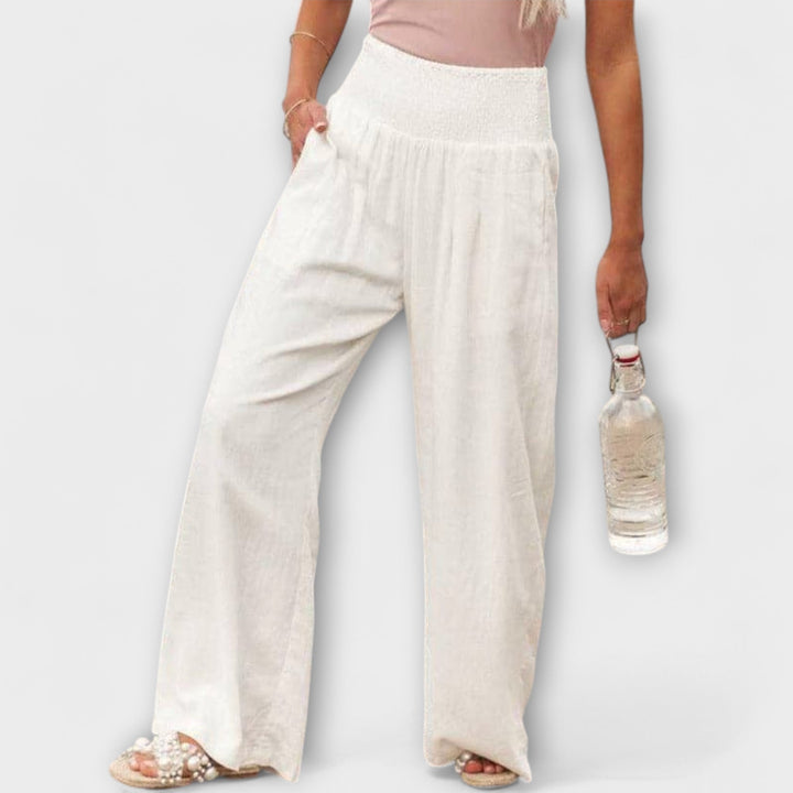 Thearya | Elegant Casual Wide-Leg Trousers