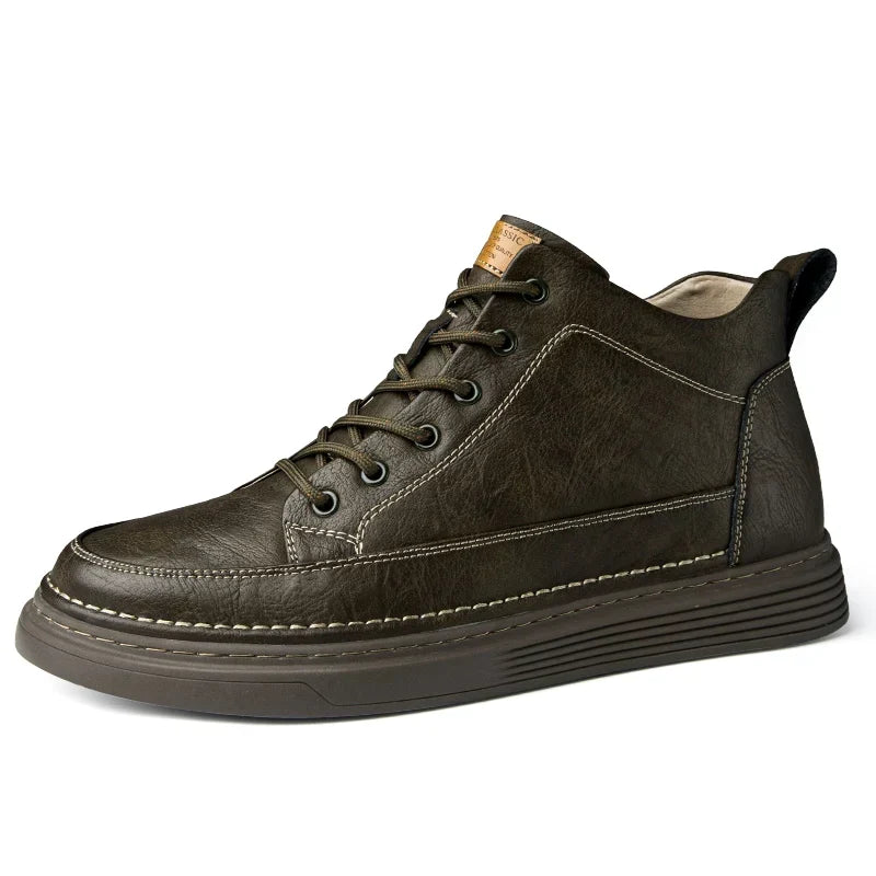 Thomas | Rugged Lace-Up Ankle Boots, Fur-Lined Option