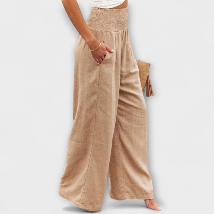 Thearya | Elegant Casual Wide-Leg Trousers
