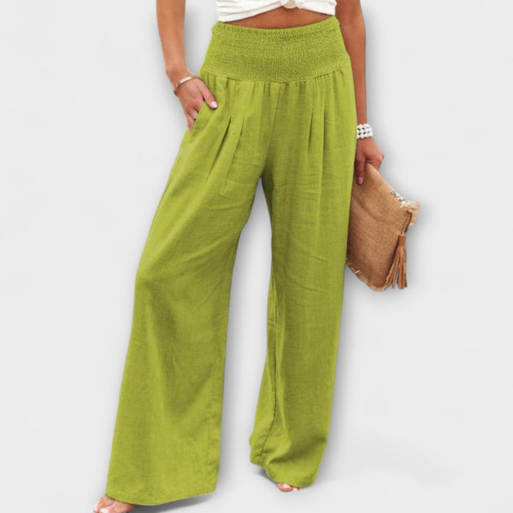 Thearya | Elegant Casual Wide-Leg Trousers