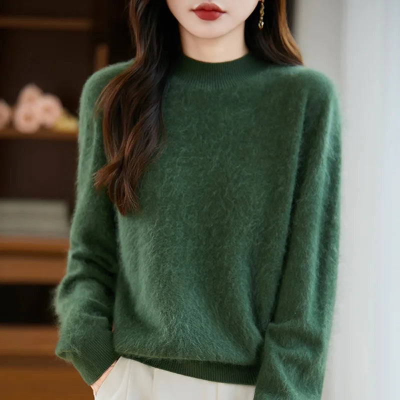 Cashmere Wool High-Neck Sweater | Premium Comfort & Sophisticated Style