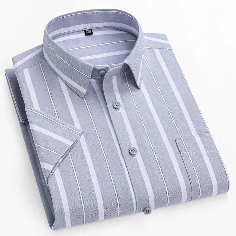 Zack | Men's Summer Short-Sleeve Cotton Shirt