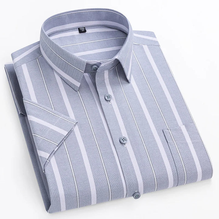 Zack | Men's Summer Short-Sleeve Cotton Shirt