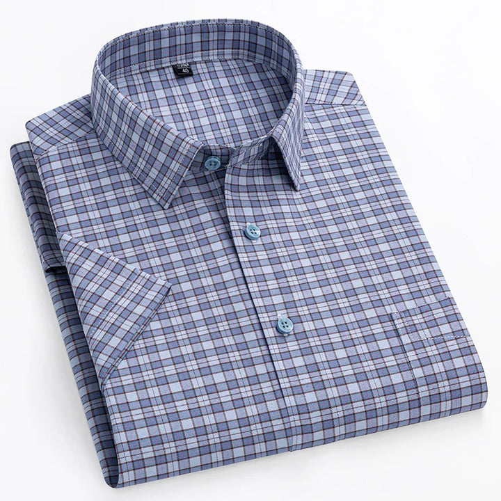Zack | Men's Summer Short-Sleeve Cotton Shirt