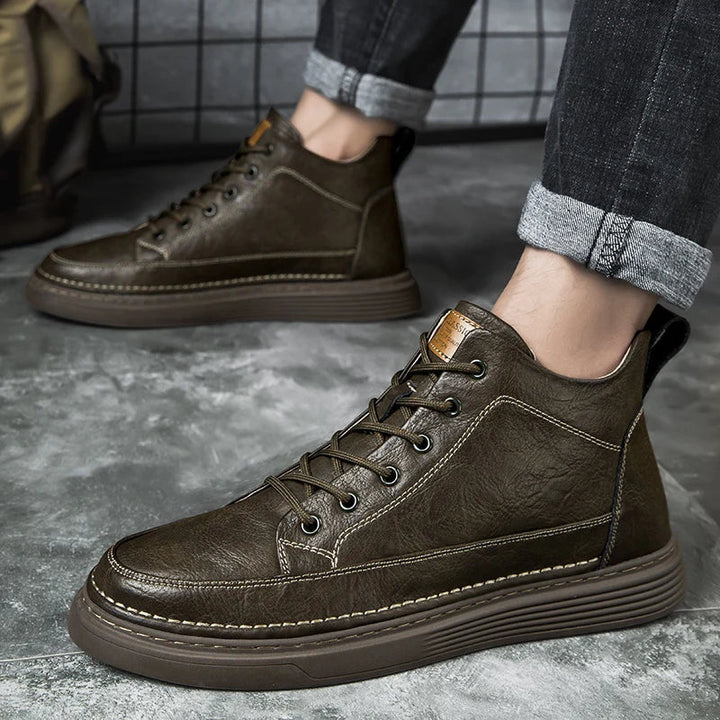 Thomas | Rugged Lace-Up Ankle Boots, Fur-Lined Option