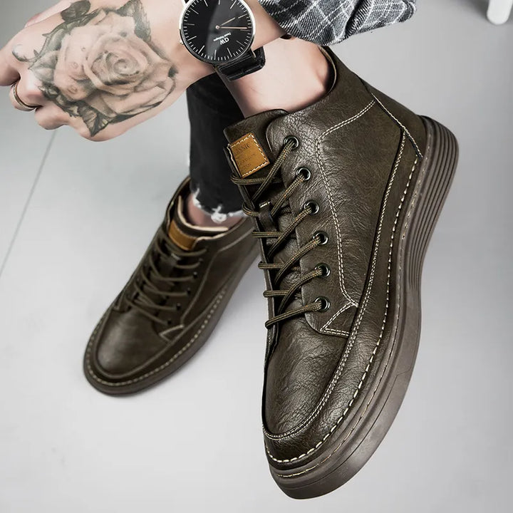Thomas | Rugged Lace-Up Ankle Boots, Fur-Lined Option