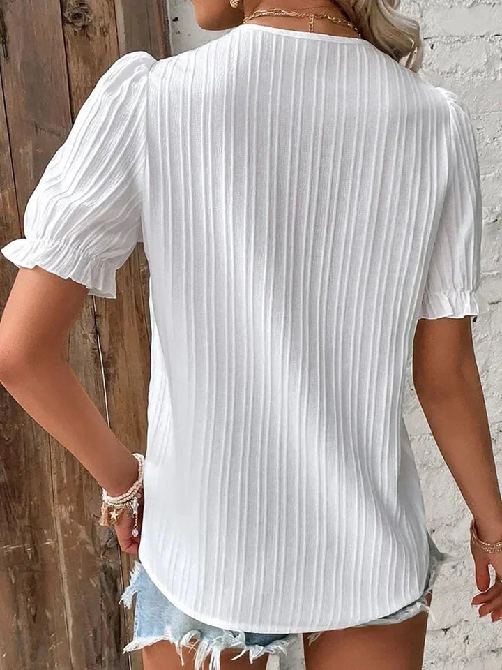 Victoria | Classic Blouse with Embellished Details
