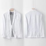 Men's Elegant Linen Two-Piece Set | Sophisticated Summer Style