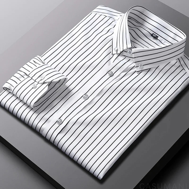 Jermaine | Relaxed Striped Cotton Shirt, Casual Chic