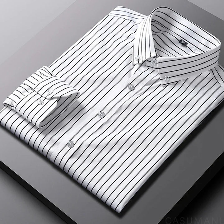 Jermaine | Relaxed Striped Cotton Shirt, Casual Chic