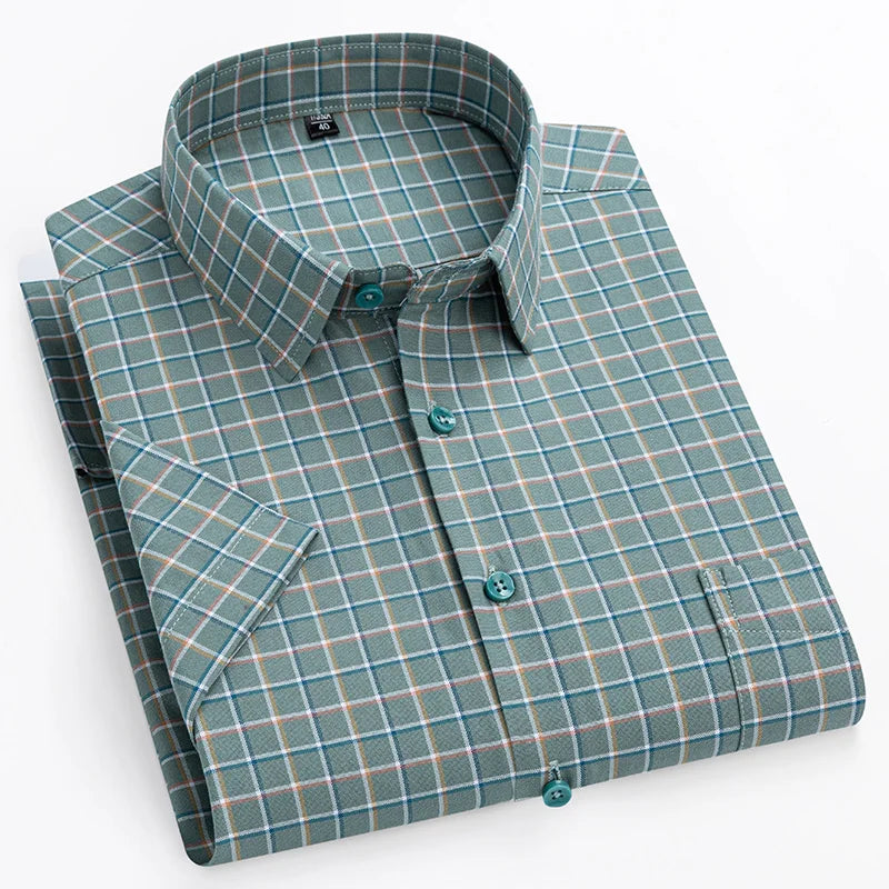 Zack | Men's Summer Short-Sleeve Cotton Shirt