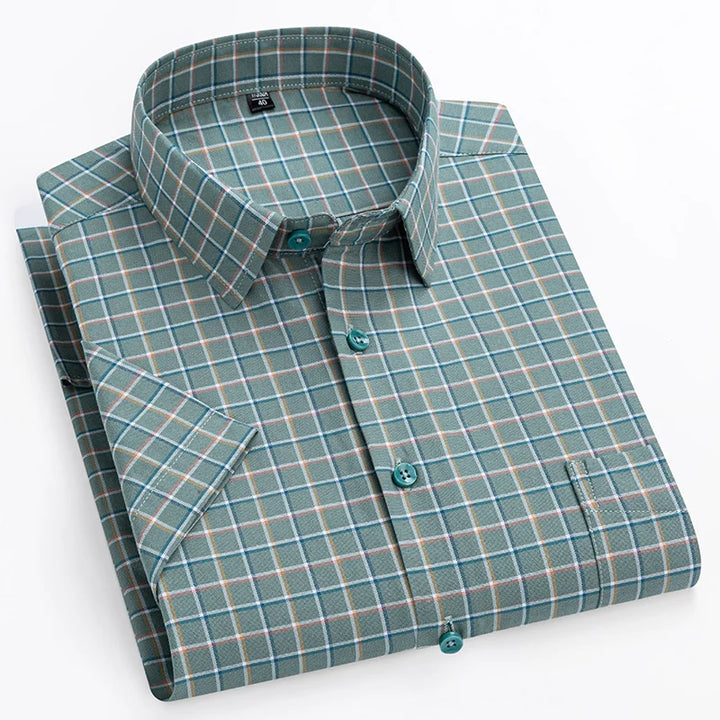 Zack | Men's Summer Short-Sleeve Cotton Shirt
