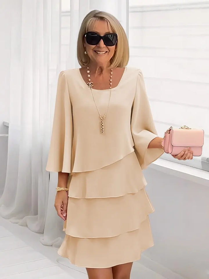 Catherine | Elegant Comfort Ruched Dress