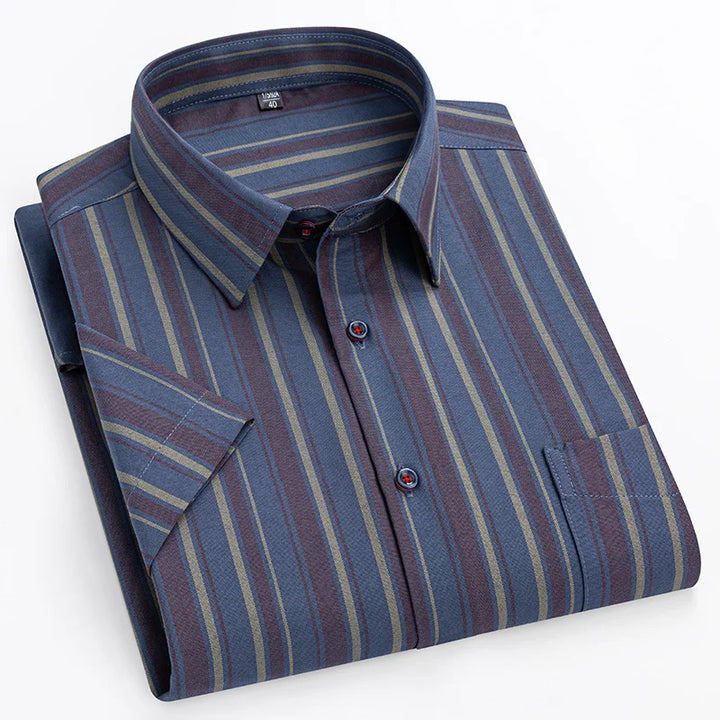 Zack | Men's Summer Short-Sleeve Cotton Shirt