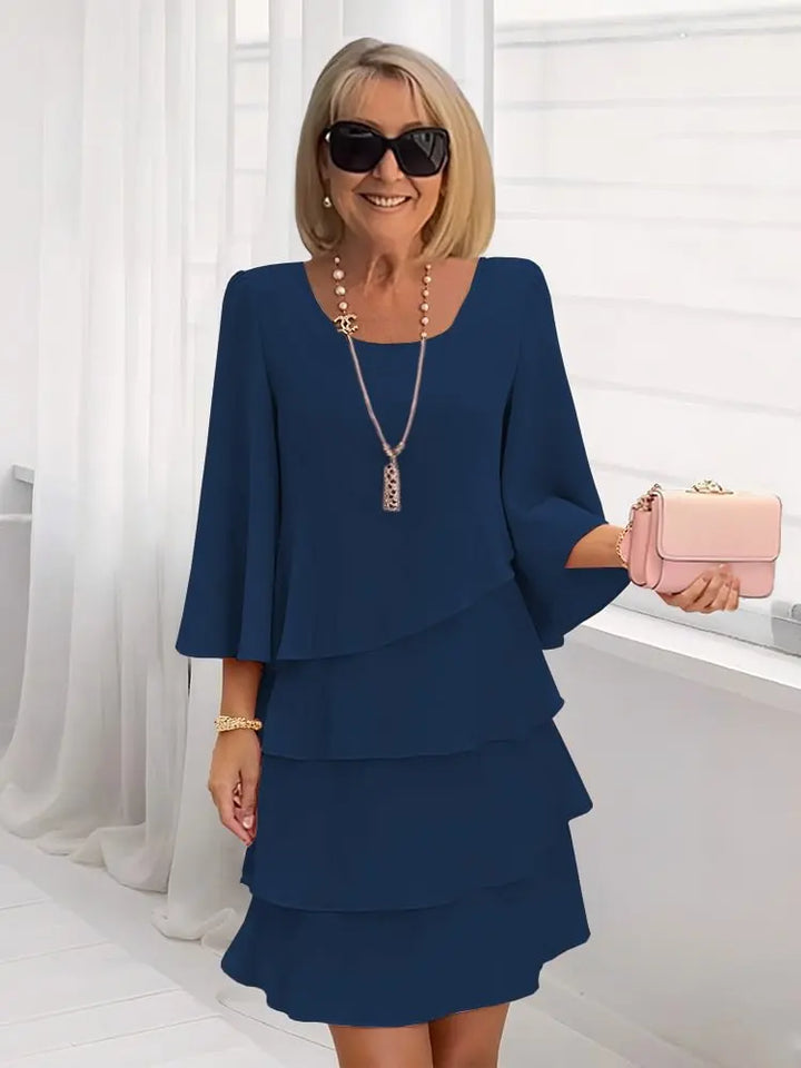 Catherine | Elegant Comfort Ruched Dress
