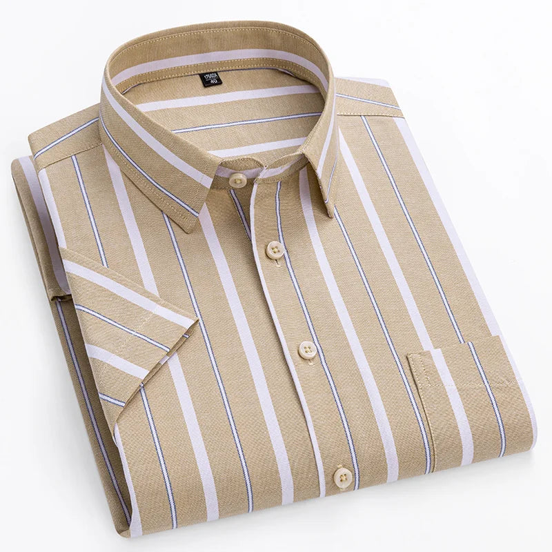Zack | Men's Summer Short-Sleeve Cotton Shirt