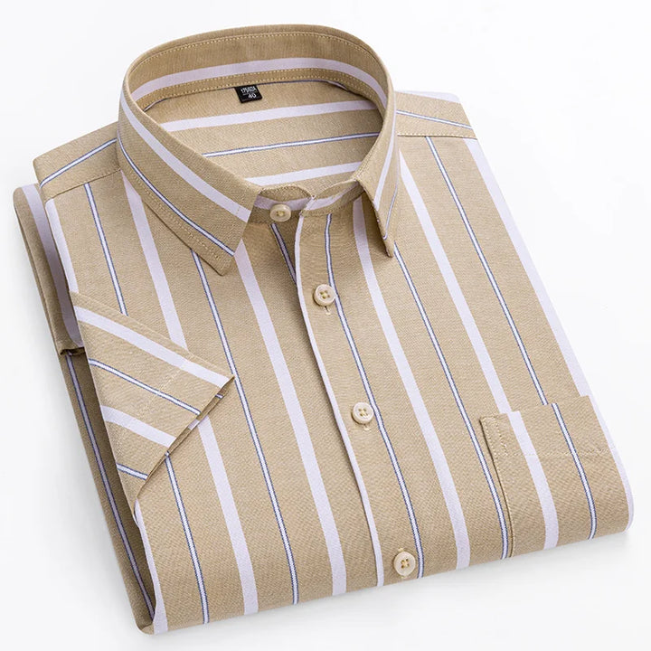 Zack | Men's Summer Short-Sleeve Cotton Shirt