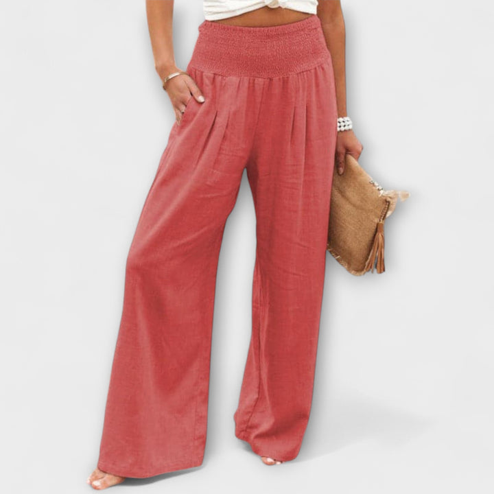 Thearya | Elegant Casual Wide-Leg Trousers