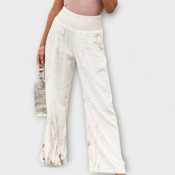 Thearya | Elegant Casual Wide-Leg Trousers