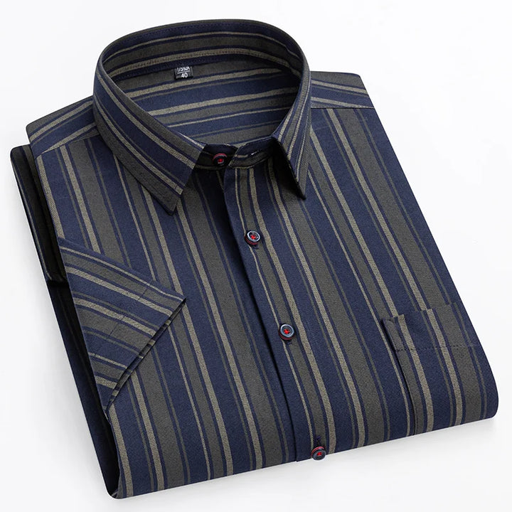Zack | Men's Summer Short-Sleeve Cotton Shirt