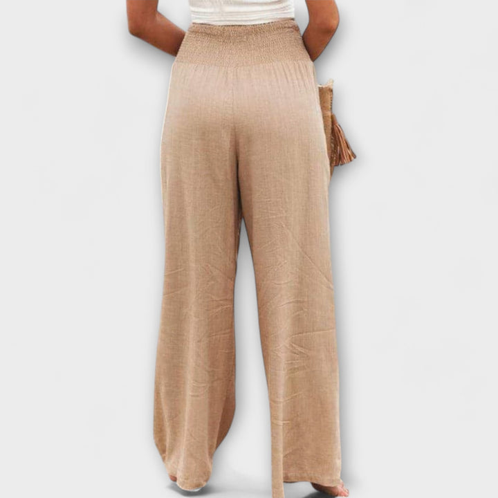 Thearya | Elegant Casual Wide-Leg Trousers