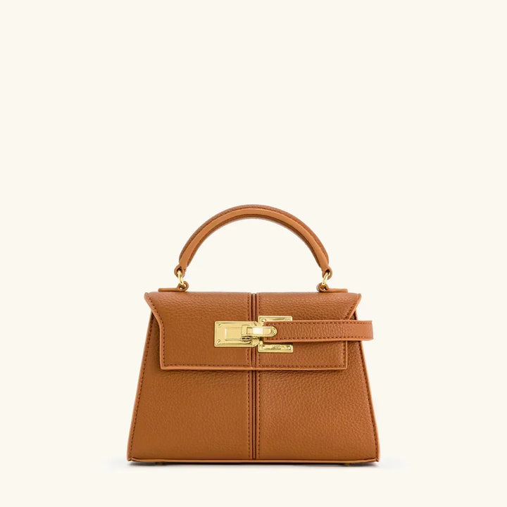 Charlotte | Structured Leather Crossbody Bag