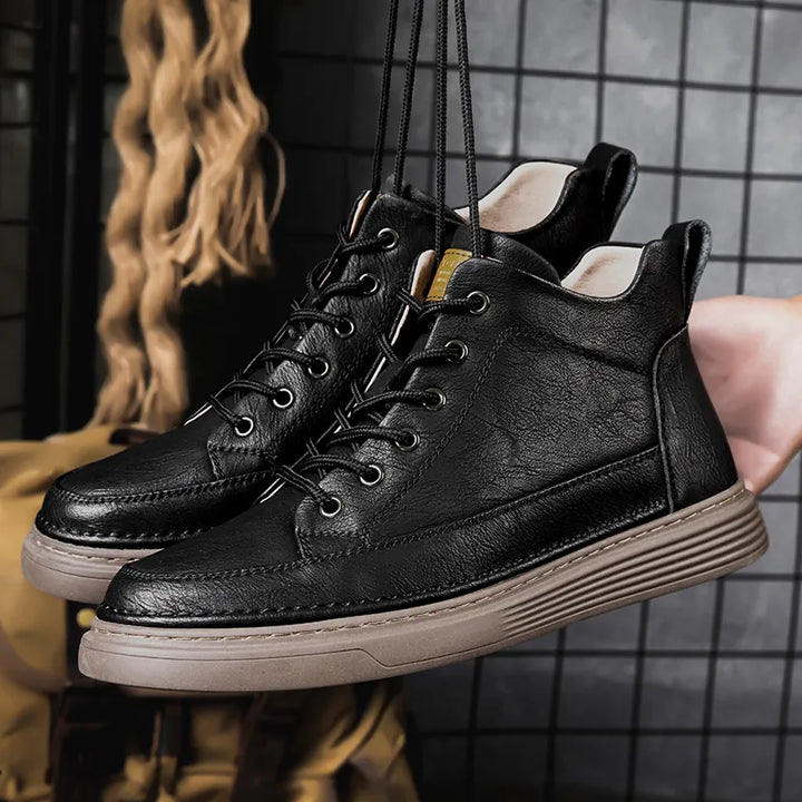 Thomas | Rugged Lace-Up Ankle Boots, Fur-Lined Option