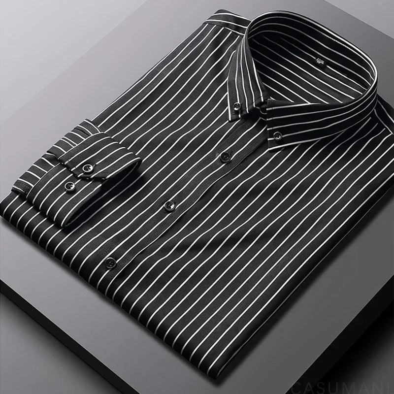 Jermaine | Relaxed Striped Cotton Shirt, Casual Chic