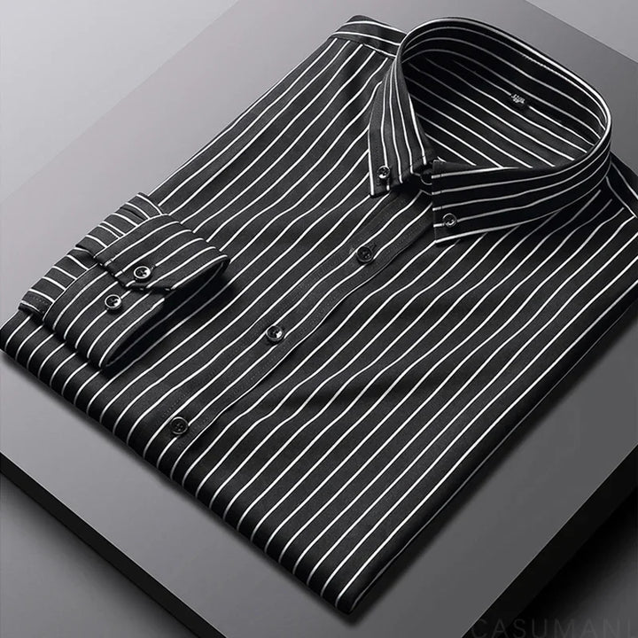 Jermaine | Relaxed Striped Cotton Shirt, Casual Chic