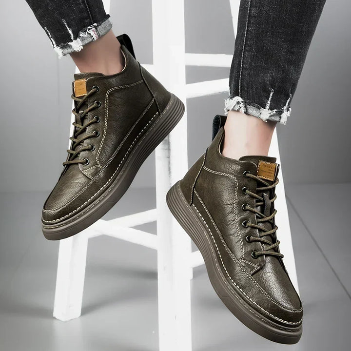 Thomas | Rugged Lace-Up Ankle Boots, Fur-Lined Option