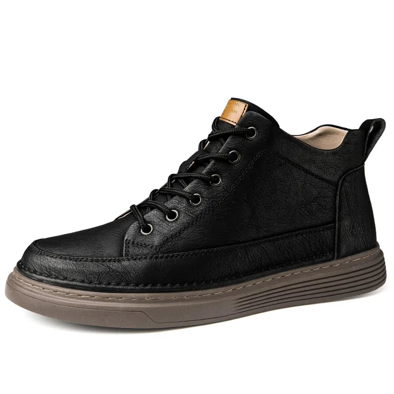 Thomas | Rugged Lace-Up Ankle Boots, Fur-Lined Option