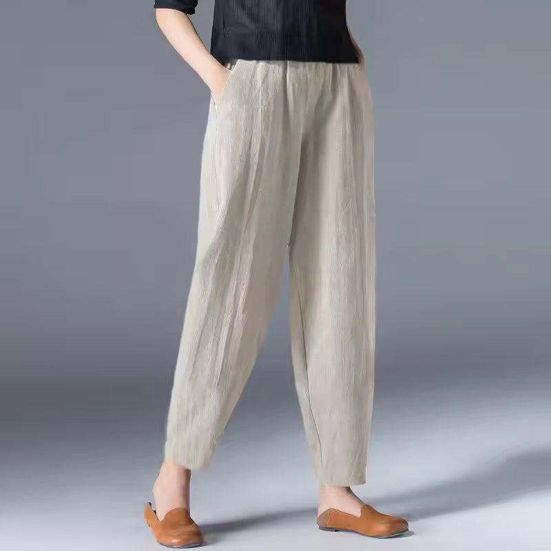 Elsie | Lightweight Relaxed Summer Trousers