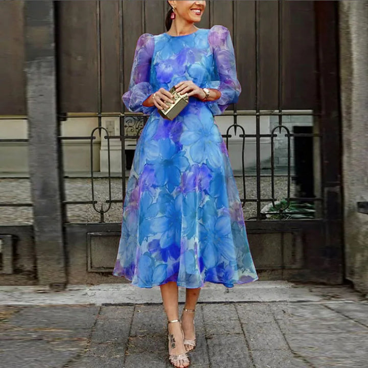Blair | Formal Floral Midi Dress for Occasions