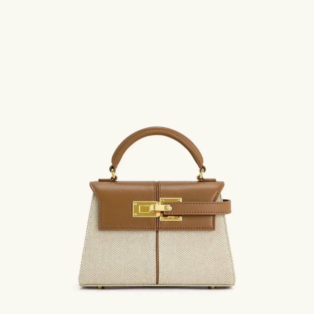 Charlotte | Structured Leather Crossbody Bag