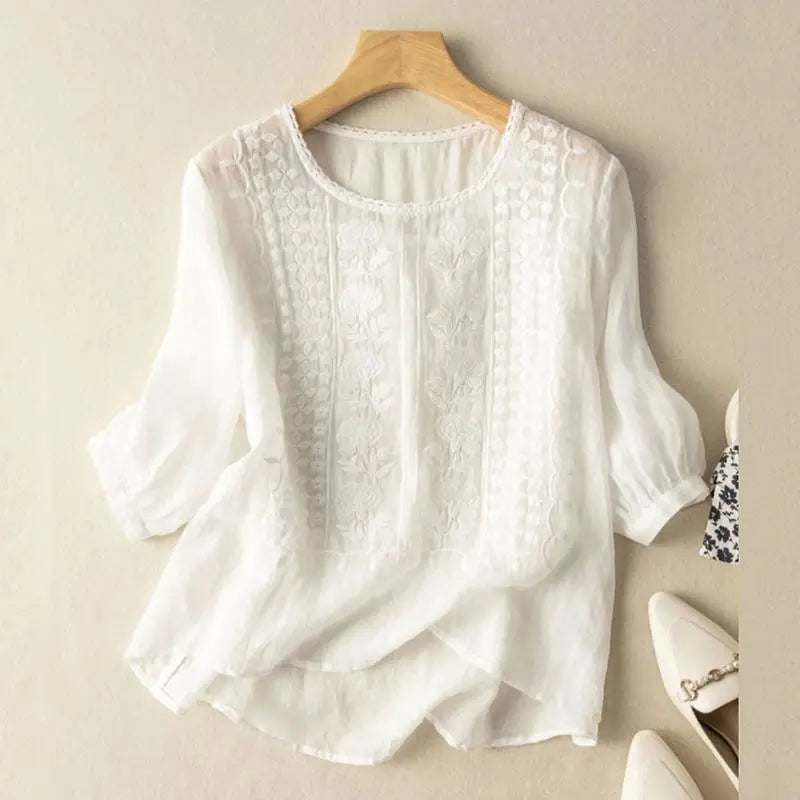 Amelia | Relaxed Floral Print Blouse