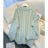 Oversized V-Neck Cable Knit Sweater | Cozy Comfort & Timeless Style