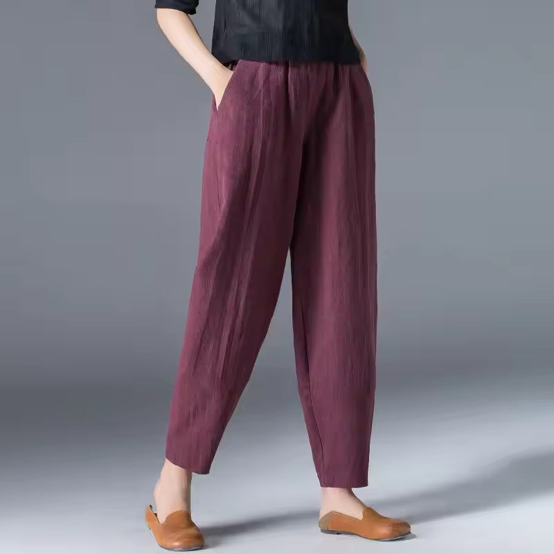 Elsie | Lightweight Relaxed Summer Trousers
