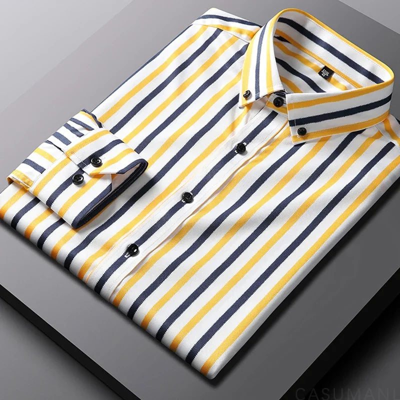 Jermaine | Relaxed Striped Cotton Shirt, Casual Chic