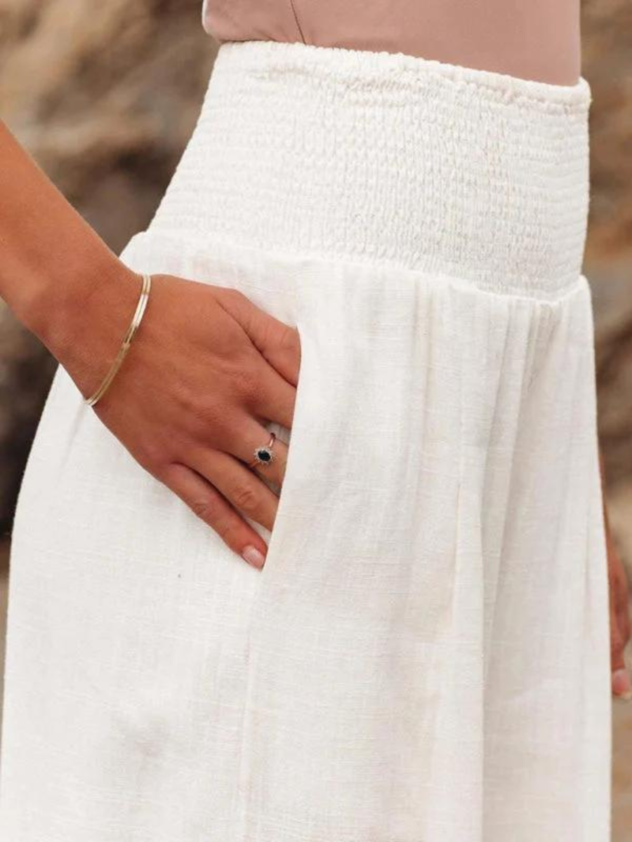 Martha | Wide-Leg Lightweight Beach Trousers