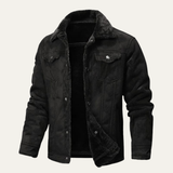 Men's Winter Shearling Biker Jacket | Warm Vintage Style