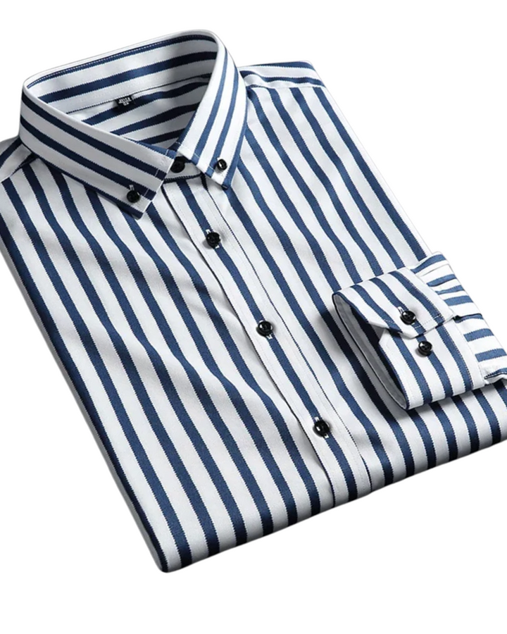 Jermaine | Relaxed Striped Cotton Shirt, Casual Chic