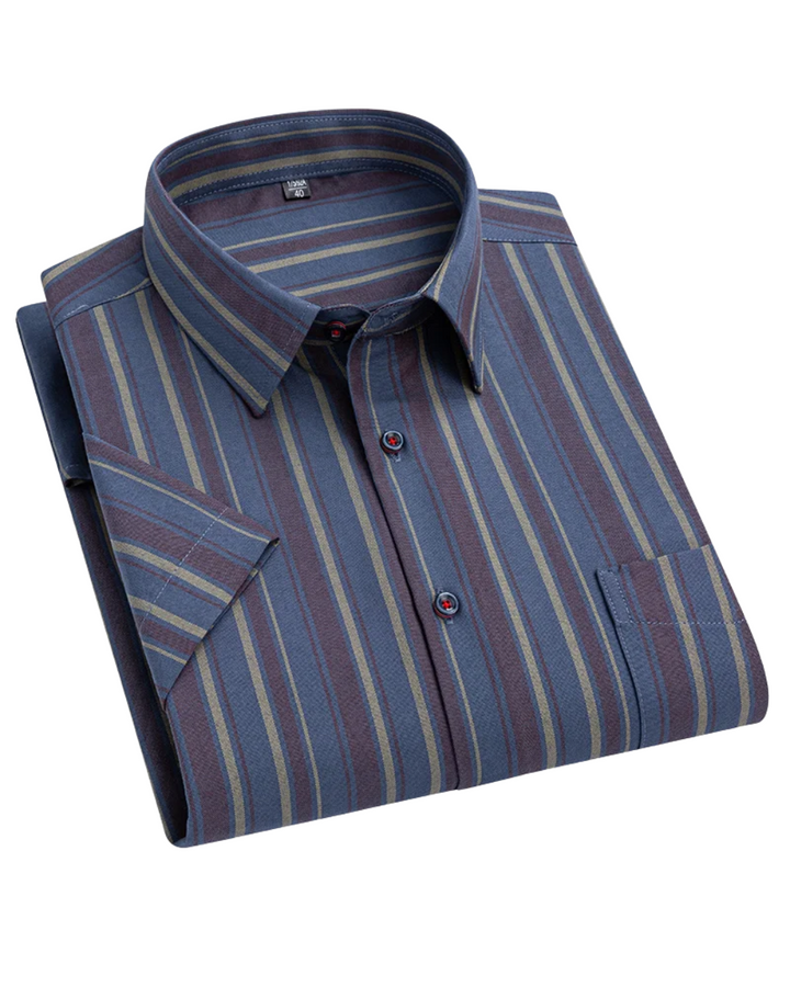 Zack | Men's Summer Short-Sleeve Cotton Shirt
